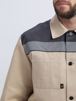 Костюм Лигор-2 СОП (тк.Смесовая,210) п/к, бежевый/т.серый