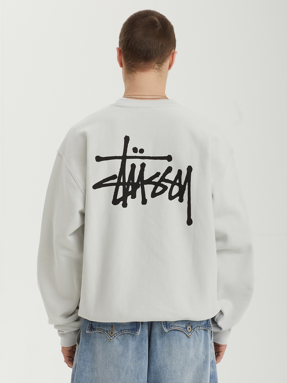 Мужская Толстовка Basic Stussy Crew