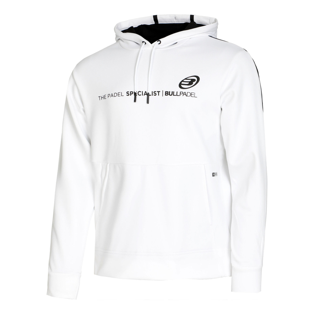 Мужская кофта теннисная Bullpadel Lipis Hoody Men - White