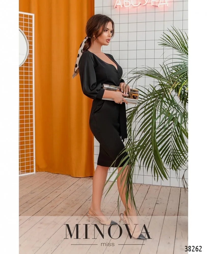 Платье 510-черный Minova
