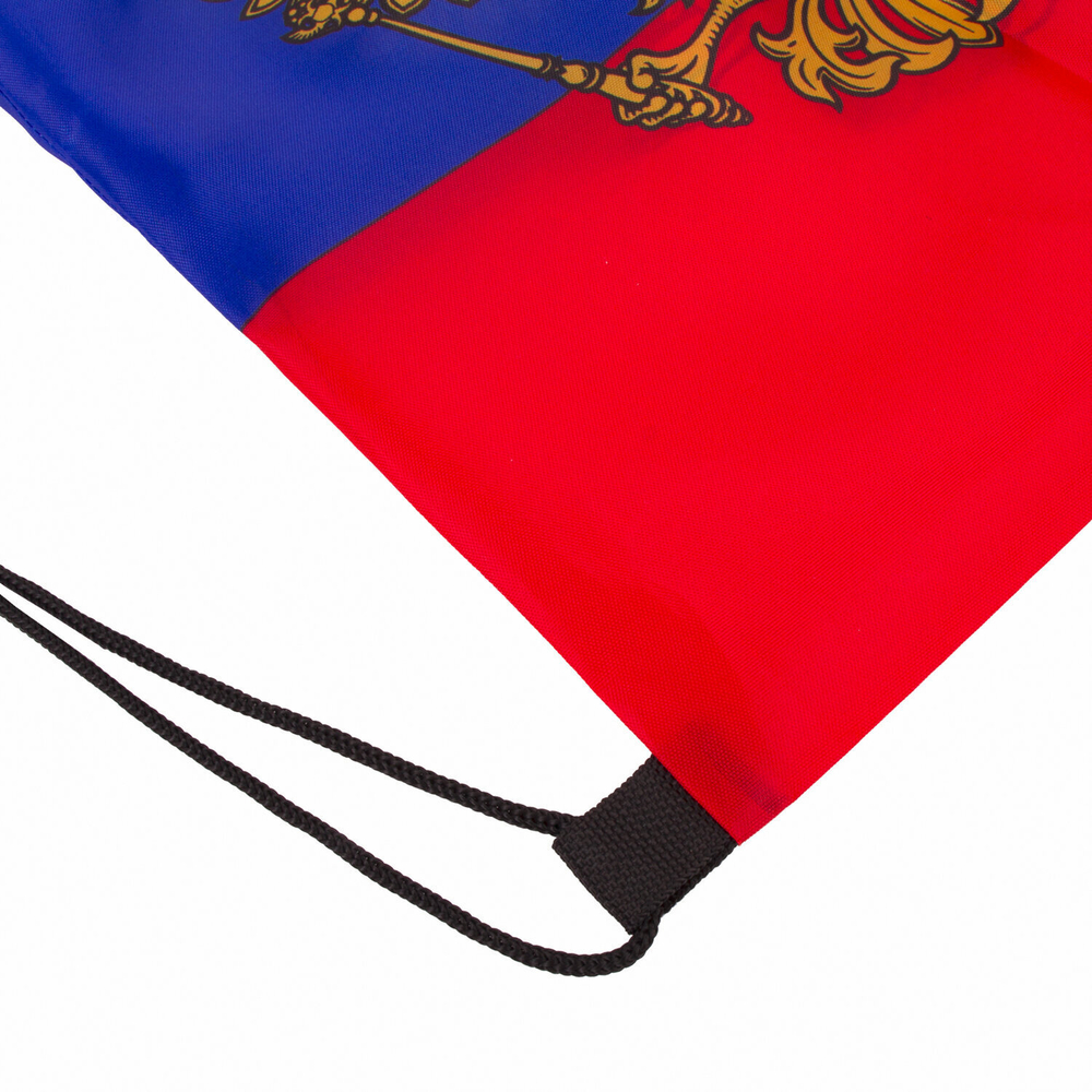 Сумка-мешок на завязках "Триколор РФ" с гербом РФ 32х42 см BRAUBERG/STAFF 2283 (4 штуки в упаковке)