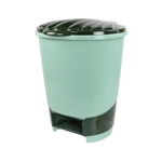 Ведро для мусора с педалью 18л (сл.кость/бежевый)