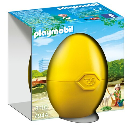 Игровой набор Playmobil 4944 «Яйцо-сюрприз: смотрительница зверей с альпакой» 4944