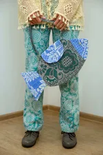 Сумка Soeurs Green and Blue Fish зелено-голубая