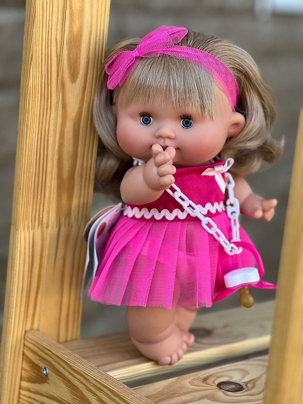 Пупс Nines 26см PEPOTE с закрывающими глазками (N804C1)