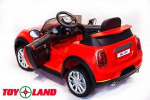 Детский электромобиль Toyland Mini Cooper красный