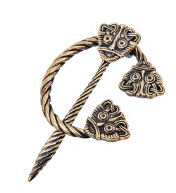 AM- 721 Заколка «Лев» (латунь)