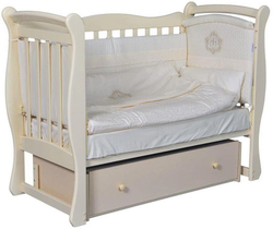Детская кроватка Антел Julia-1 (маятник универсальный) слоновая кость
