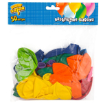 Шар латексный Набор 50 шт Пастель 25 см (Ассорти)