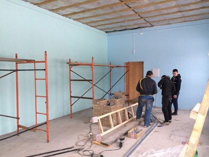 Начались отделочные работы в Общественном центре «Романовского Парка»