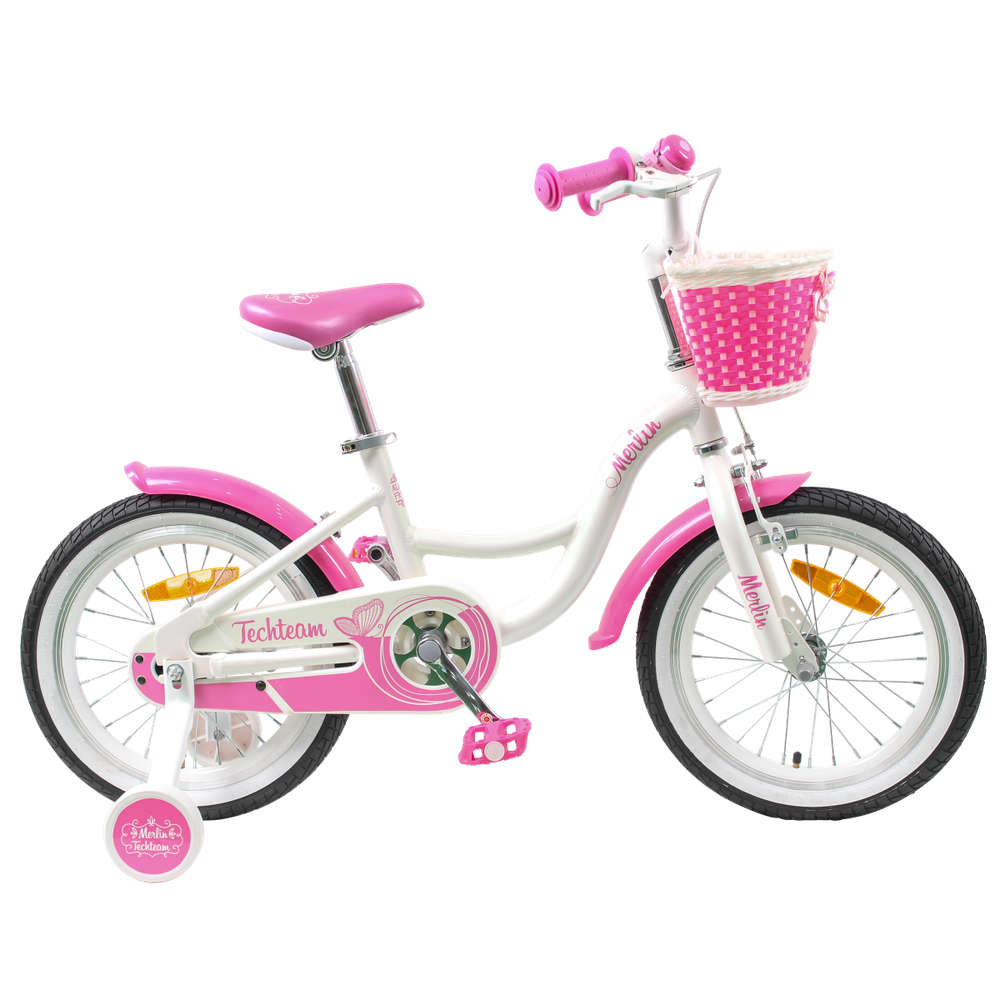 Велосипед Merlin 20" white/pink