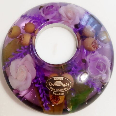 Подсвечник "Dreamlight" со свечой, 4*11см, Германия, арт.72518 в подарочной упаковке.