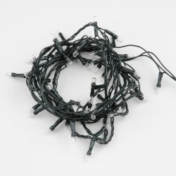 UDL-S0500-050-DGA WARM WHITE IP20 MINI Гирлянда с контроллером. 5м. 50 миниламп накаливания. Теплый белый свет. Провод зеленый. TM Uniel