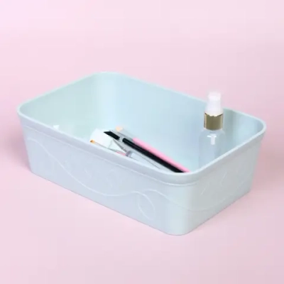 Контейнер для хранения «Пинто ФЛО», цвет аквамарин, 25*17*8см