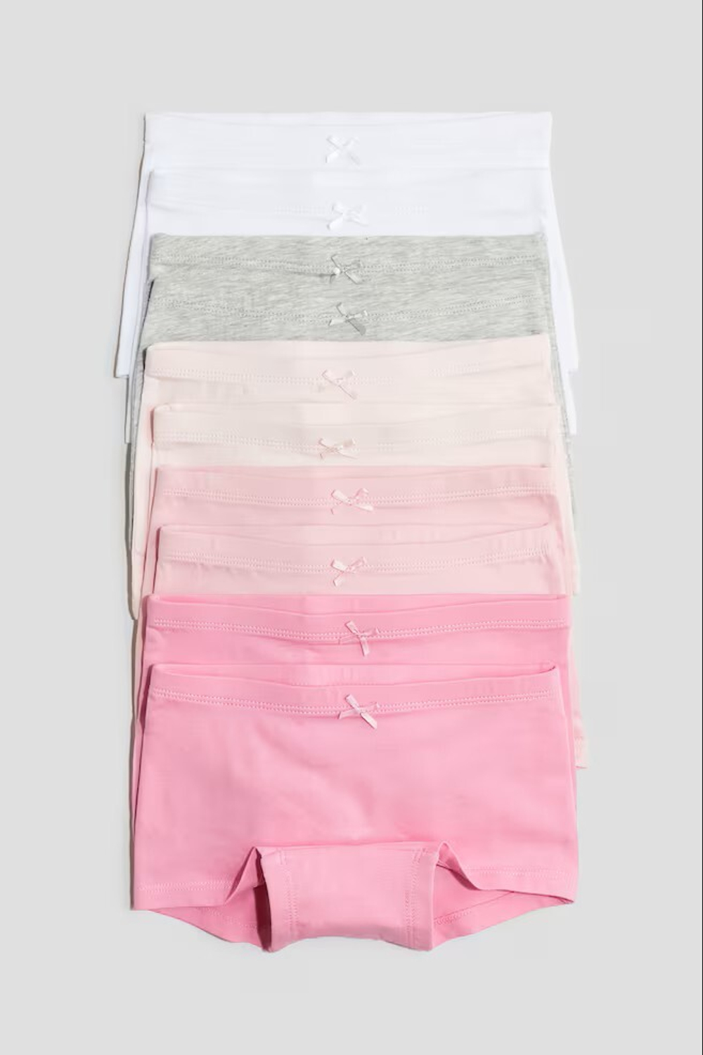 H&M Набор из десяти пар трусиков, светло-розовый