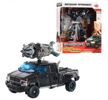 Робот-трансформер Бамби большой с пушкой + свет