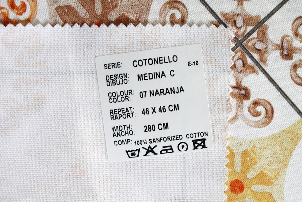 Рогожка Cotonello Medina (Котонело Медина) C 07 naranja