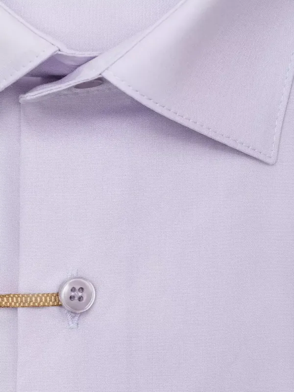 Рубашка на высокий рост LONG SLIM FIT с длинным рукавом, перламутровая