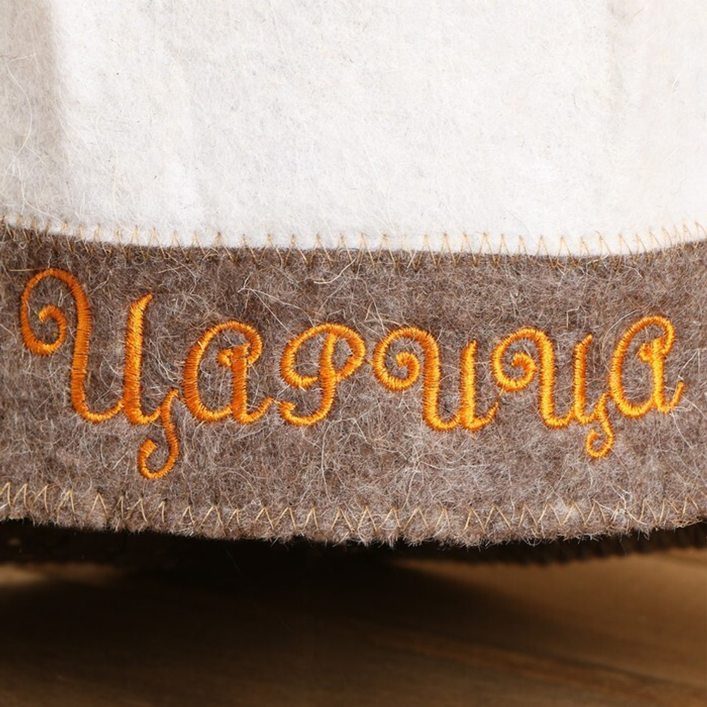 Шапка для бани и сауны (колпак) КОРОНА ЦАРИЦА 2593196