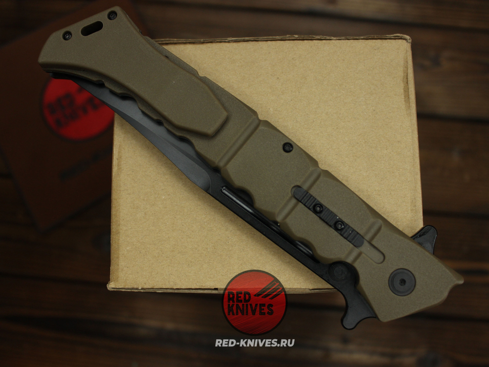 Нож Cold Steel Luzon XL - койот тан рук., клинок черный Luzon2