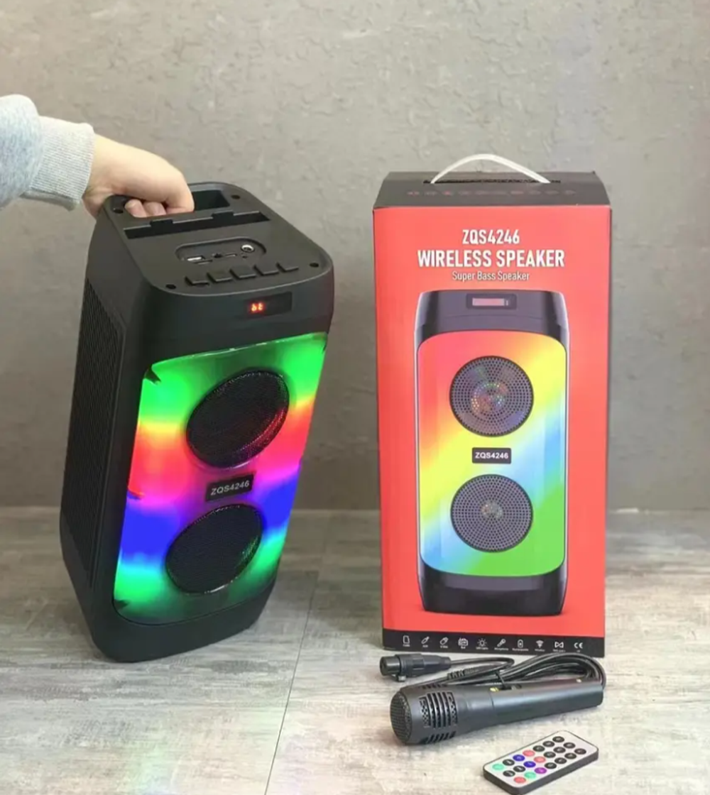 Беспроводная колонка BT Speaker ZQS-4246 (30W/3.6А+микрофон)