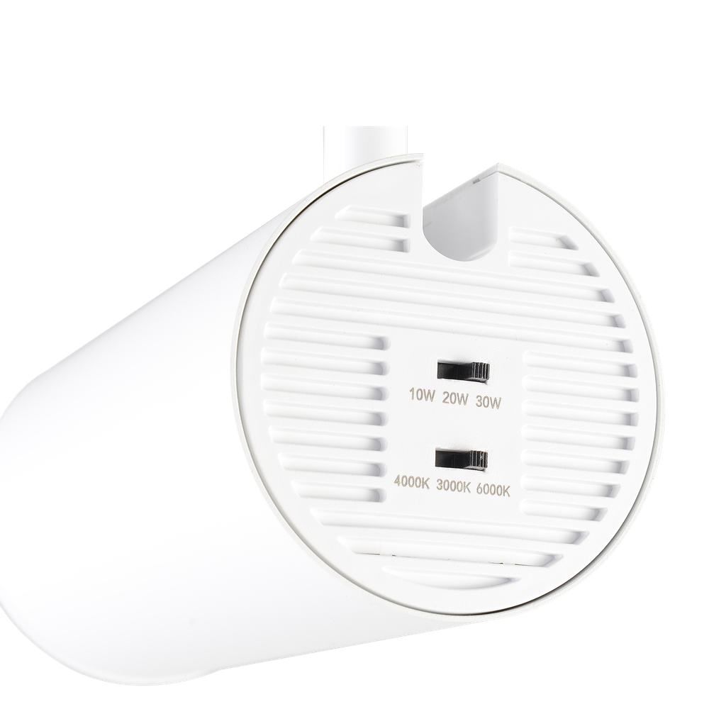 Трековый светодиодный светильник Crystal Lux CLT 0.31 021 WH 3CCT ZOOM