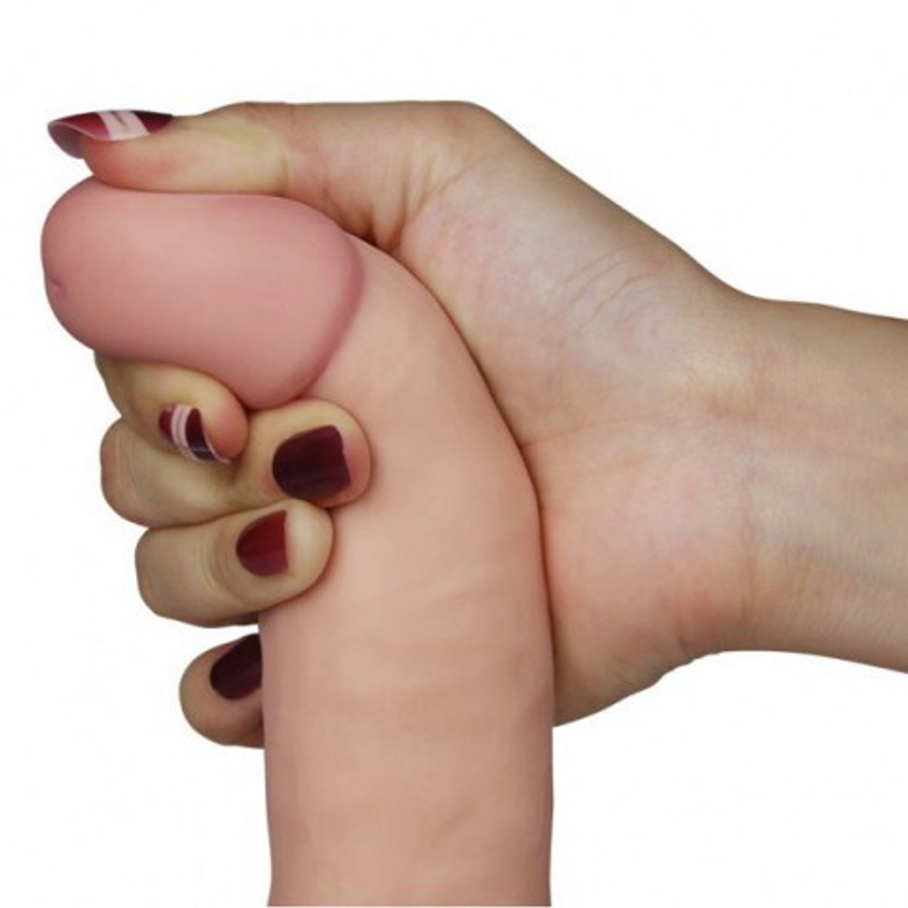 Реалистичный фаллоимитатор Lovetoy Ultra Soft Dude (20×5 см) на присоске