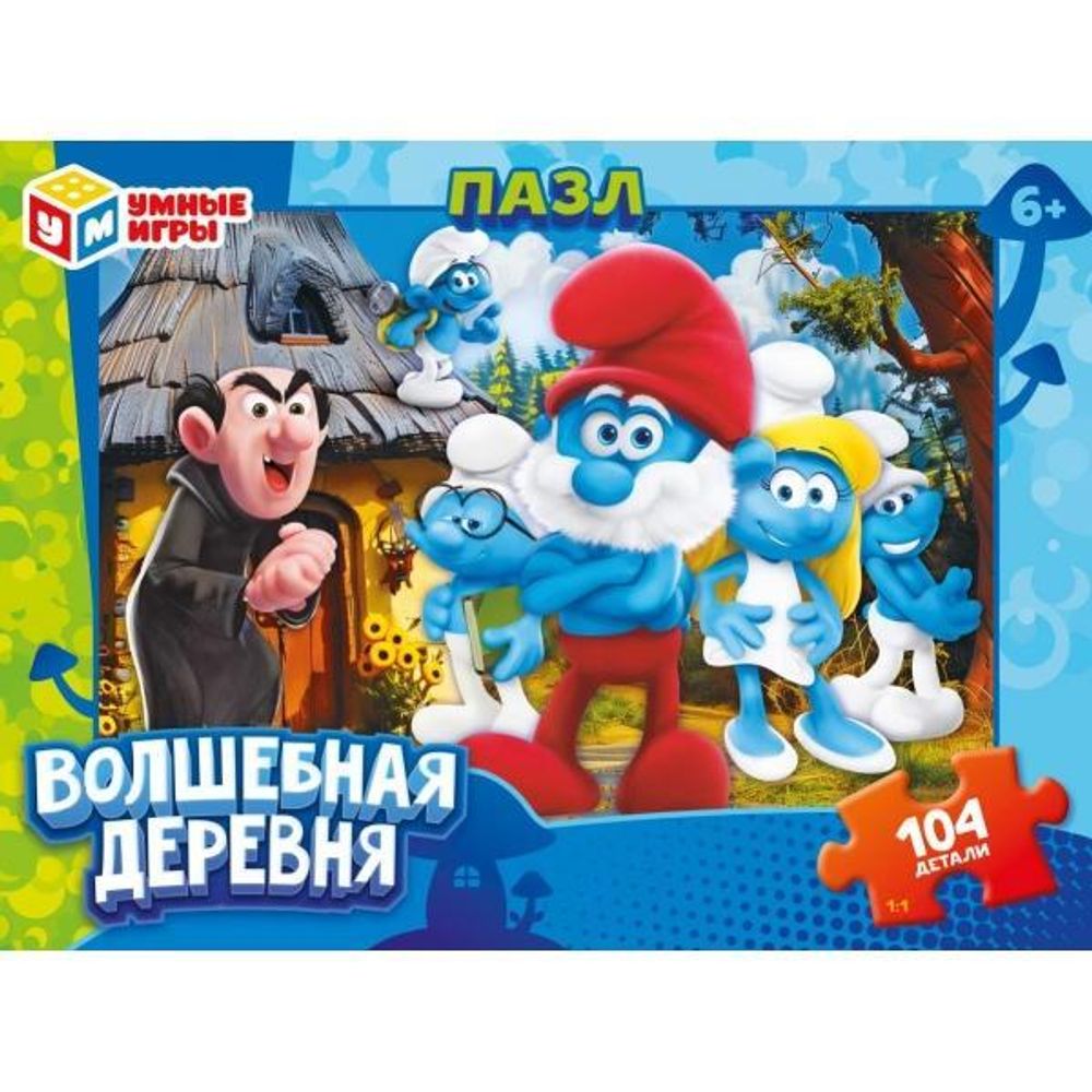 Пазл 104эл. &quot;Волшебная деревня&quot; коробка 4630395009942 (Умные игры)