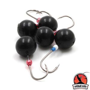 Мормышка литая ЯМАН "Дробинка", вес 2,0 гр., кр. Kumho №69, цв. черный