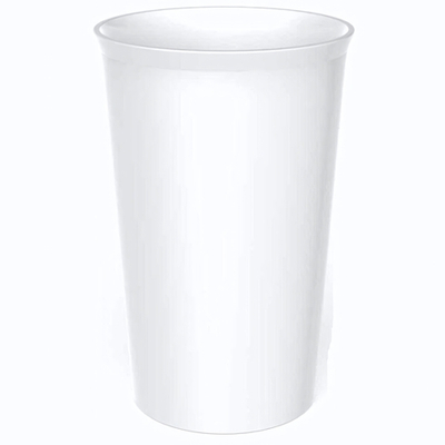 Стакан для ванной комнаты "scandi" 80х80х122 мм, 0,4л (белый)