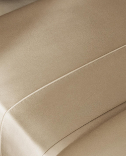 Zara Home - Простыня из сатина (500 линий), серый, 290x280 см