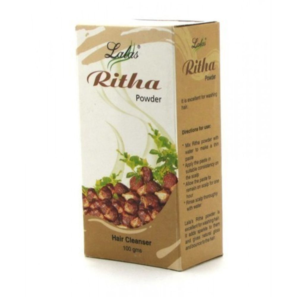 Травяной шампунь-убтан для волос Lalas Rettha Ритха (Мыльный орех), 100 гр