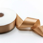 Лента Атласная 5см х 110м Полиэстер класс А (Коричневый)