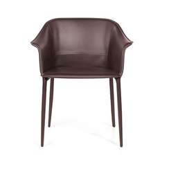 Стул Gio, коричневая кожа