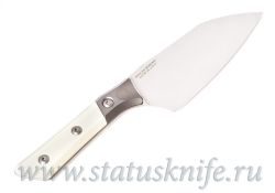 Нож Microtech Kitchen Santoku Bolster Ivory G-10 3200B-10IVфотография - 4