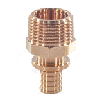 Муфта для PE-X труб аксиальная бронза Дн 16х3/4" НР RAUTITAN RX+ Rehau 14563121001 (13660501001)