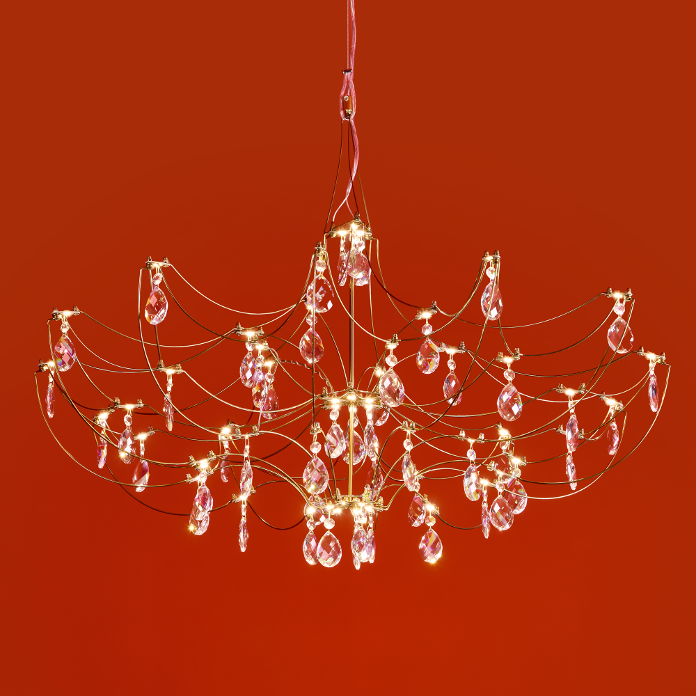 Подвесная светодиодная люстра Freya Amela FR6138PL-L30BS