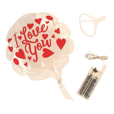 Шар со светом цветной с рисунком D-1427