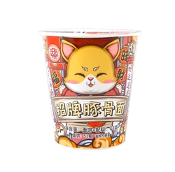 Лапша быстрого приготовления пшеничная Le Ramen Meow, Тонкоцу (со свиным бульоном)
