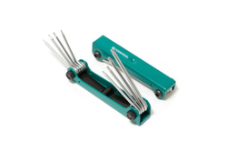 Набор ключей TORX складной 8пр.(T5H-T10H, T15H, T20H c отверстием) Forsage F-5087TF