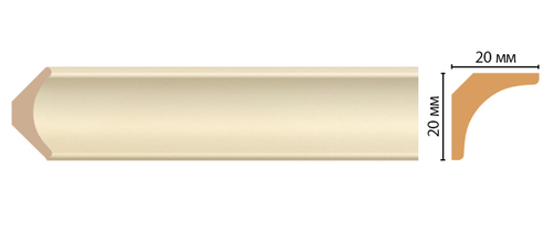 Плинтус потолочный DECOMASTER D133-61ДМ (20*20*2400мм)