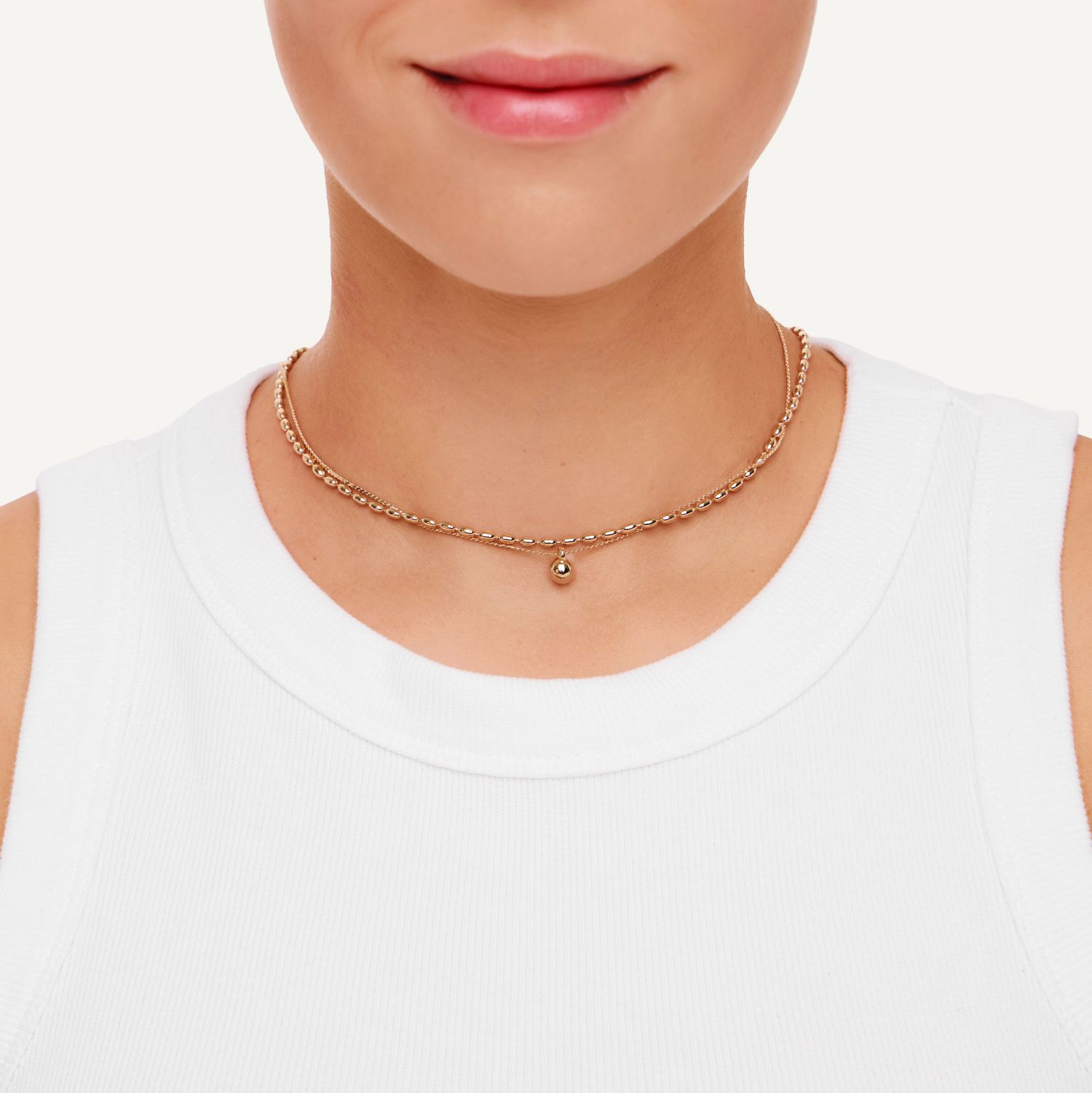 Колье Harmony Chain Necklace - Gold