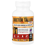 NuBest, Doctor Taller™, для детей в возрасте 2–9 лет, со вкусом винограда, 60 жевательных таблеток