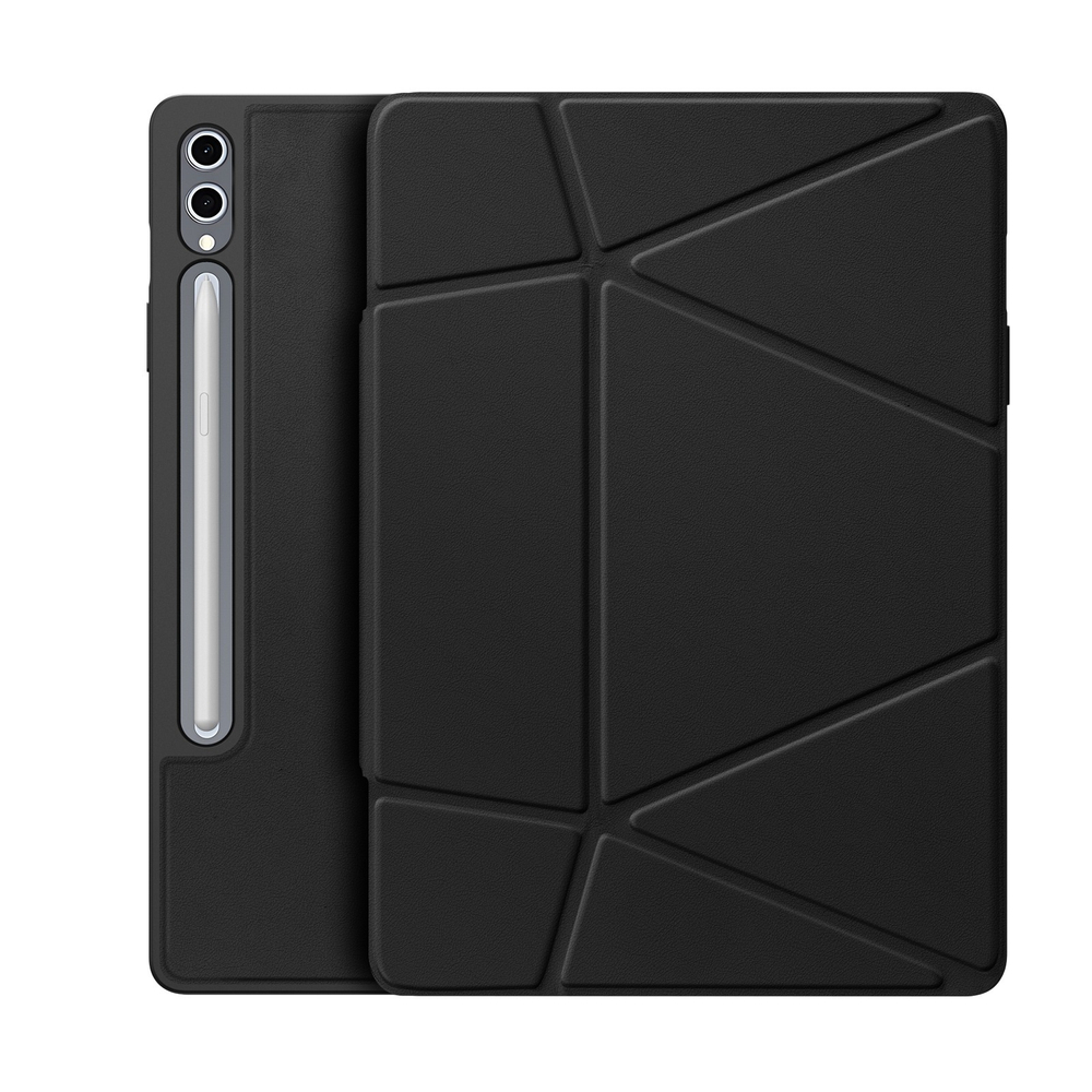 Складной чехол книжка от Dux Ducis для Samsung Tab S10+, S9+, S9 FE+, серия Vers Series Case, с магнитным держателем Pencil и и функцией автоматического перехода в спящий режим