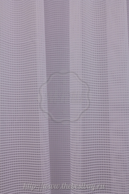 Тюль из сетки: Мадлен (S210-1) - (300х280)х2 см. - белая