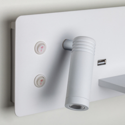 808556 Бра MURO 4,5W+3W LED 360LM+240LM БЕЛЫЙ 3000K