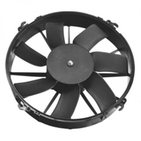 Электровентилятор 24 В, 305 мм, 240 Вт, тип B-на радиатора/нагнетание, 3000 м3/час, 7 лопастей изогнутые усиленный