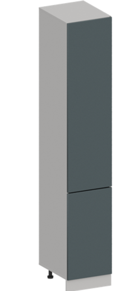 Кухня Модуль ШП 400 Белый / Бирюзовая мята