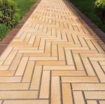 Stroeher, Spaltklinker, beige-bunt, цвет 123, 240x52x15-new - Клинкерная тротуарная брусчатка