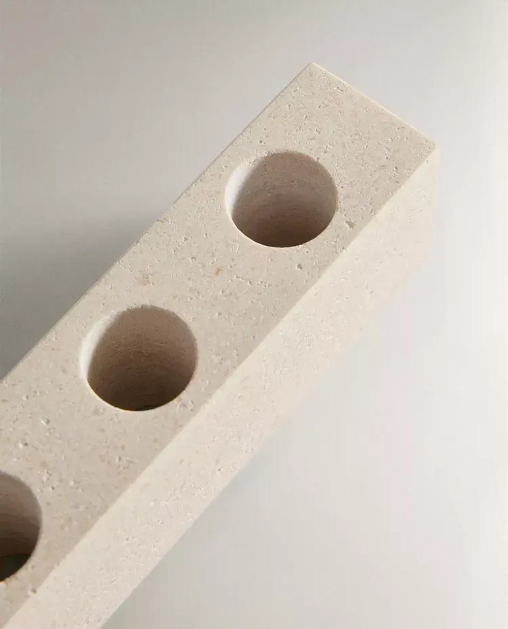 ZARA HOME ПОДСТАВКА ДЛЯ ЗУБНЫХ ЩЕТОК БЕЛОГО МРАМОРА, ЖЕЛТОВАТО-БЕЛЫЙ